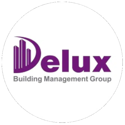 Rope Access Painting.Delux Building Management Group